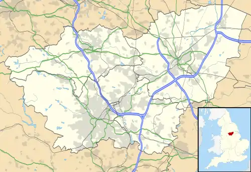 Barnsley is located in South Yorkshire