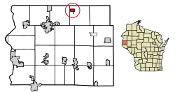 Location of Deer Park in St. Croix County, Wisconsin.