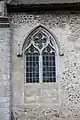 South-west chancel window (note blocking)