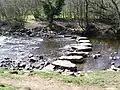 Stepping stones over the River Cover