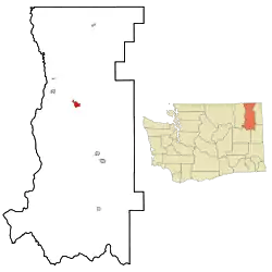 Location of Colville, Washington
