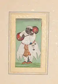 The Musician Naubat Khan Playing a Rudra Vina, Circa 1580-1600, Sotheby's auctions.