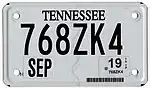 Motorcycle plate