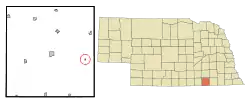 Location of Gilead, Nebraska