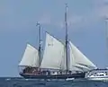 Seute Deern off Gdynia during 2009 Tall Ships' Races
