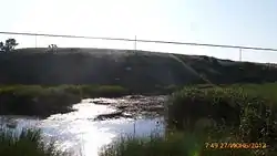 Riverbank in Tikhoretsky District