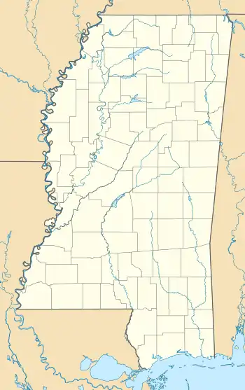 Glass site is located in Mississippi