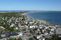 Aerial view of Provincetown