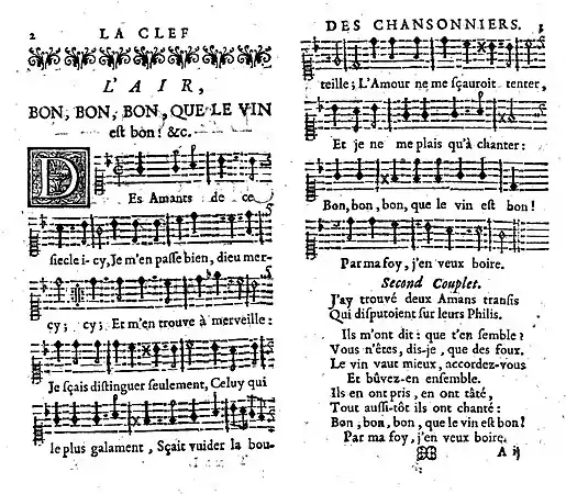 "Bon, bon, bon que le vin"