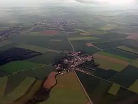 An aerial view of Thieuloy-Saint-Antoine