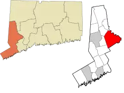 Newtown's location within the Western Connecticut Planning Region and the state of Connecticut