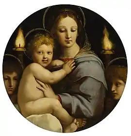 Madonna of the Candelabra (c. 1513) by Raphael.