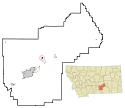 Location of Shepherd, Montana