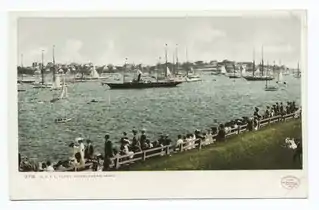 Yachts in harbor viewed from Fort Sewall