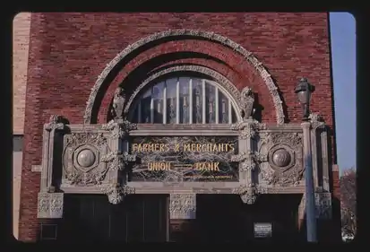 Farmers and Merchants Union Bank, Columbus, Wisconsin